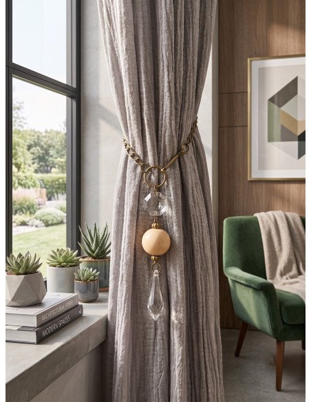 Sujeta Cortinas Cairel Vintage  - Juli Design Home