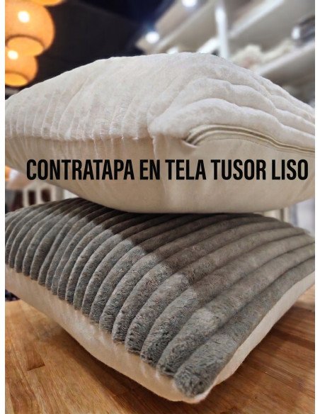 Funda de Almohadón Noelia 50x50 (Gris) -  Juli Design Home