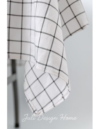 Mantel Cuadros Chicos Blanco/Grafito (300x150) - Juli Design Home 2