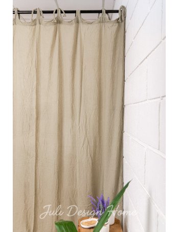 cortina decorativa para baño 2