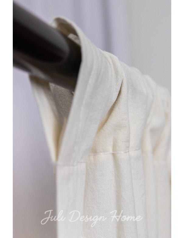 Juego de Cortinas Tusor Natural - Juli Design Home
