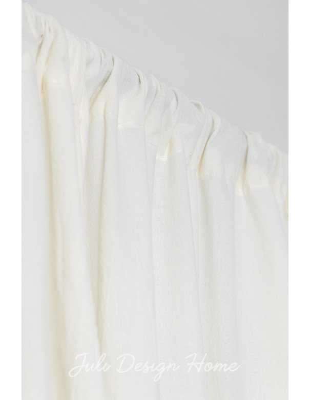 Juego de Cortinas Tusor Natural - Juli Design Home
